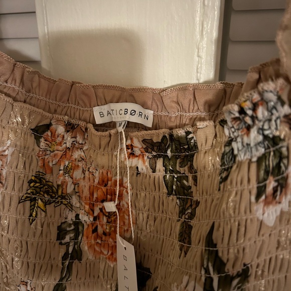 NWT Baltic Born Fabian Jacquard Midi Dress Dusty Mauve Size Medium - Picture 5 of 5